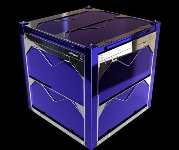 CubeSat nanosatellite structure